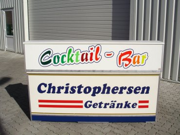 Tresen mit Cocktailbaraufsatz
